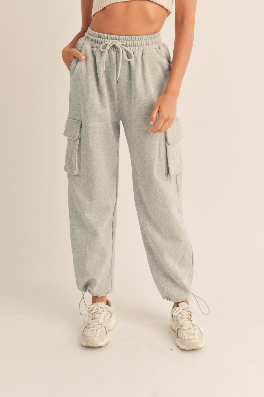 Cargo Pocket Sweat Pants