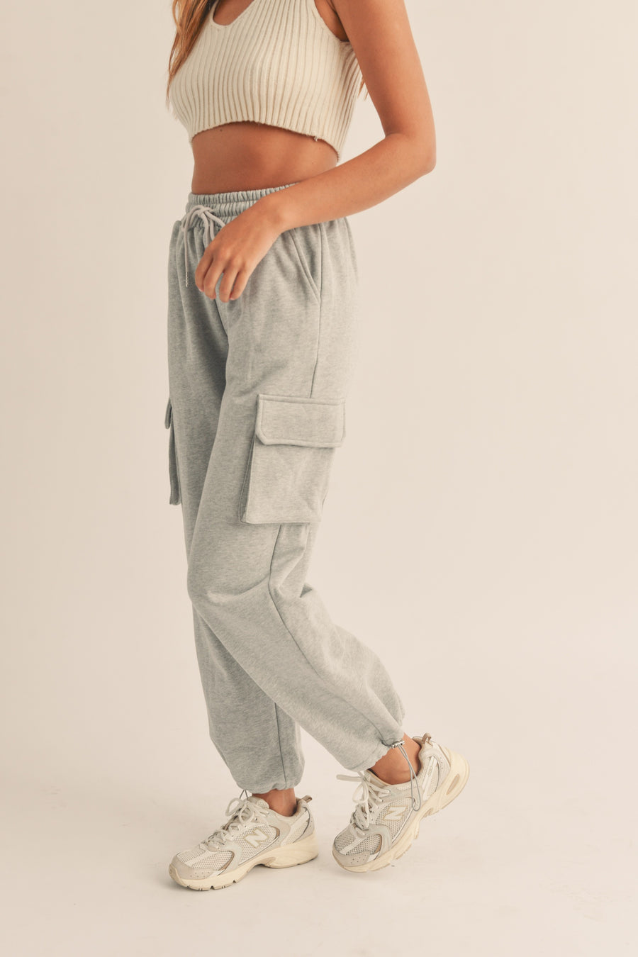 Cargo Pocket Sweat Pants