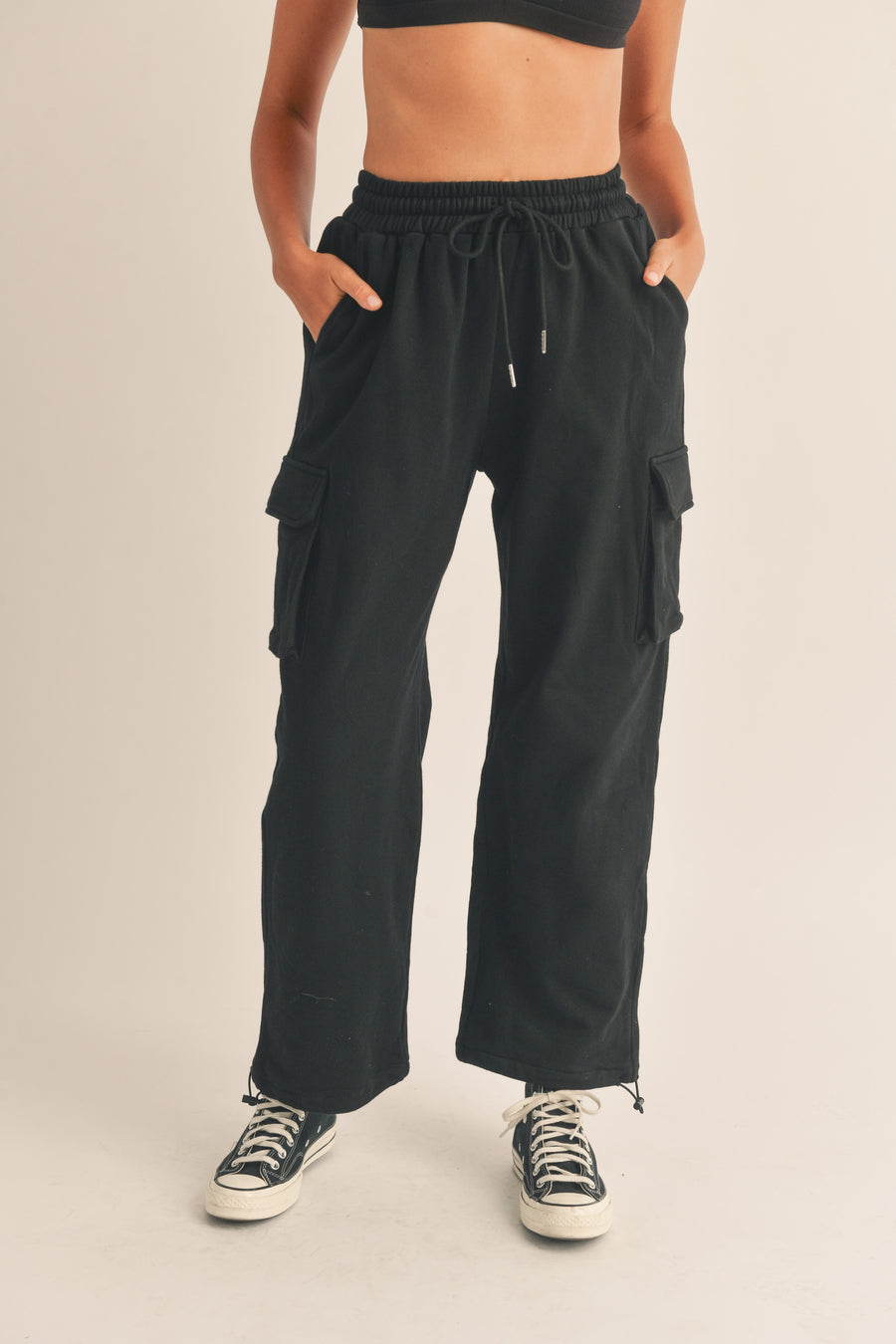 Cargo Pocket Sweat Pants