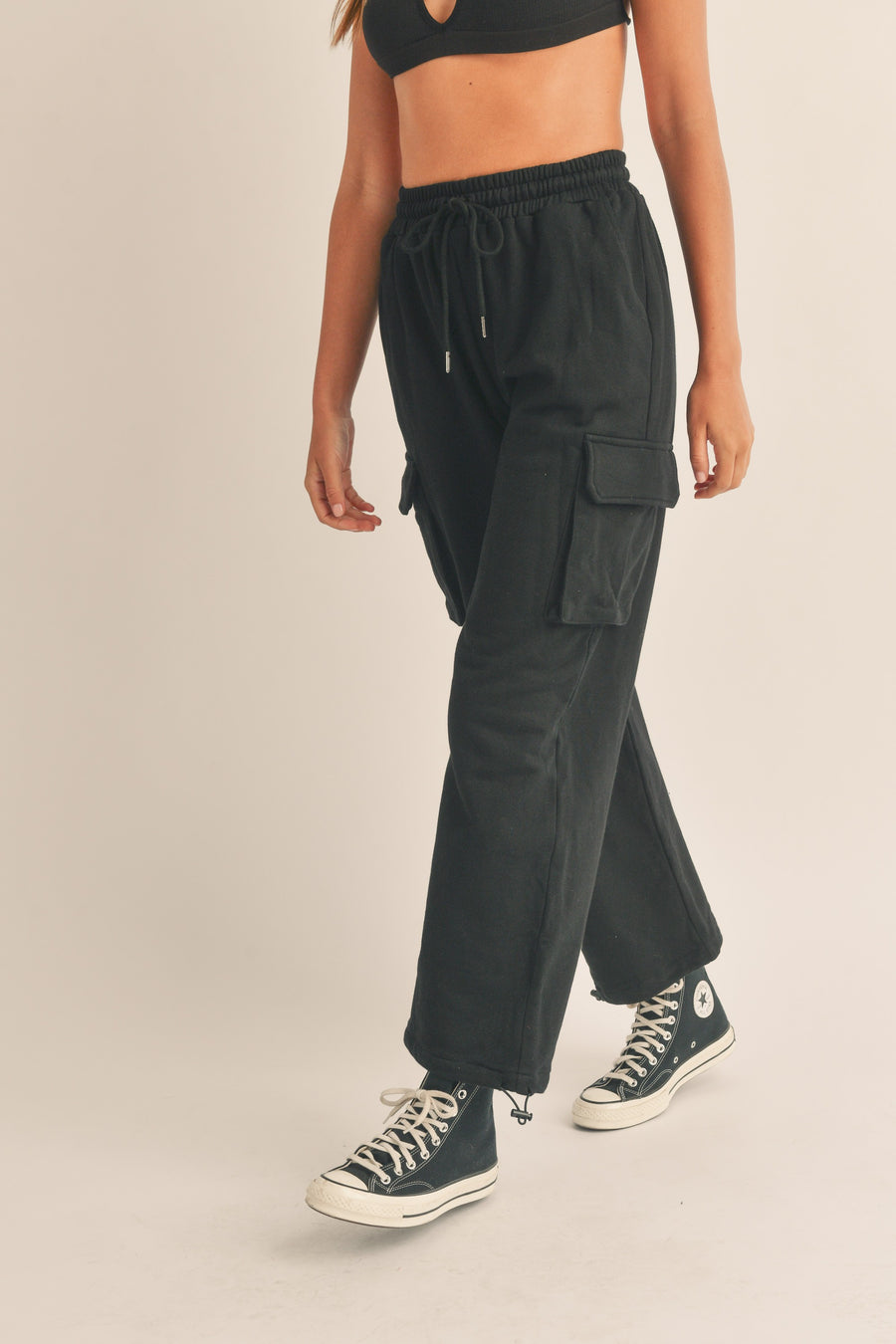 Cargo Pocket Sweat Pants