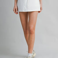 Scuba Mini Skort – Stretch Athletic Skirt with Built-In Shorts