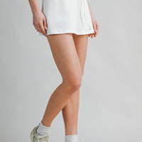 Scuba Mini Skort – Stretch Athletic Skirt with Built-In Shorts