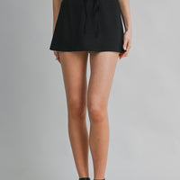 Scuba Mini Skort – Stretch Athletic Skirt with Built-In Shorts