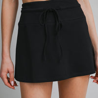 Scuba Mini Skort – Stretch Athletic Skirt with Built-In Shorts