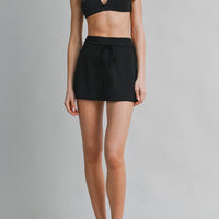 Scuba Mini Skort – Stretch Athletic Skirt with Built-In Shorts