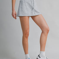 Scuba Mini Skort – Stretch Athletic Skirt with Built-In Shorts