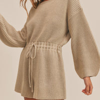 Long Sleeves Sweater Romper