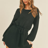 Long Sleeves Sweater Romper