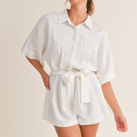 Shirts Button Down Romper