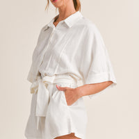 Shirts Button Down Romper