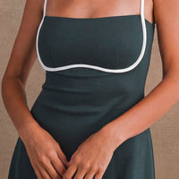 Contrast Binding Active Mini Dress