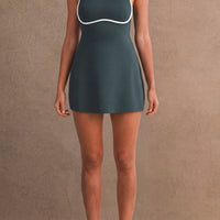 Contrast Binding Active Mini Dress