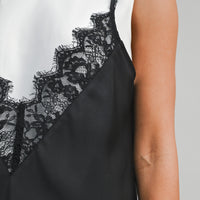 Lace Layered Slip Mini Dress