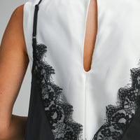 Lace Layered Slip Mini Dress