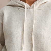 Cozy Oversized Knit Hoodie & Wide Leg Pants Matching Set