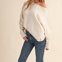 Lightweight Cropped Knit Sweater – Relaxed Fit Soft Pullover
