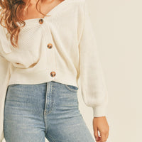 Off Shoulder Strap Sweater