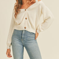 Off Shoulder Strap Sweater