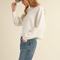 Dolman Sleeve Cape Style Sweater