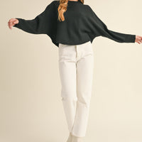 Dolman Sleeve Cape Style Sweater