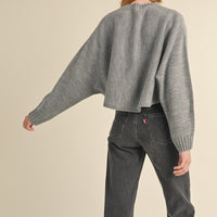 Dolman Sleeve Cape Style Sweater