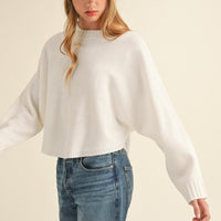 Dolman Sleeve Cape Style Sweater