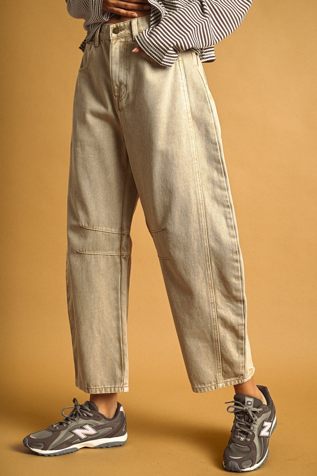Barrel Cotton Pants