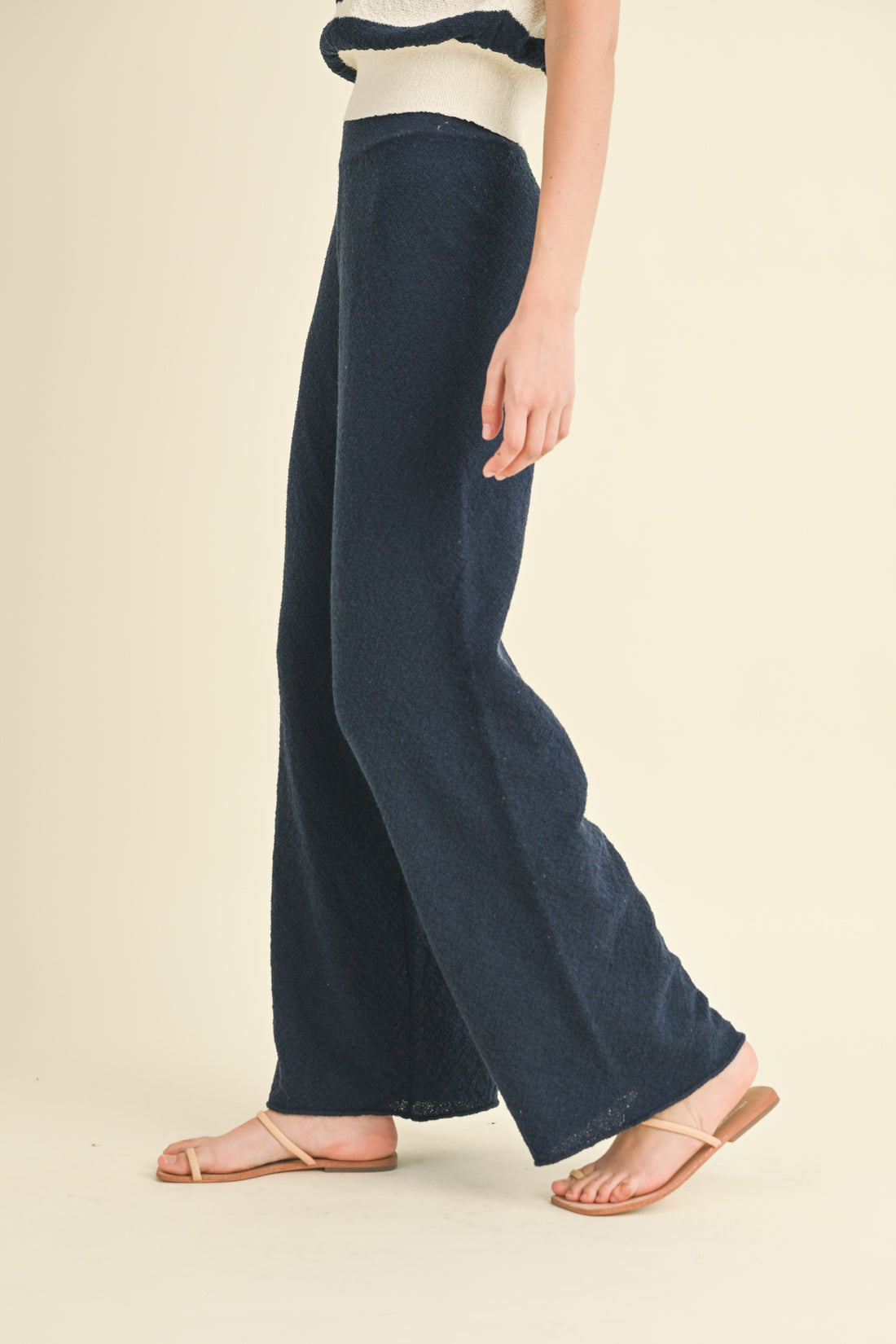 Comfy Knitted Straight Leg Pants