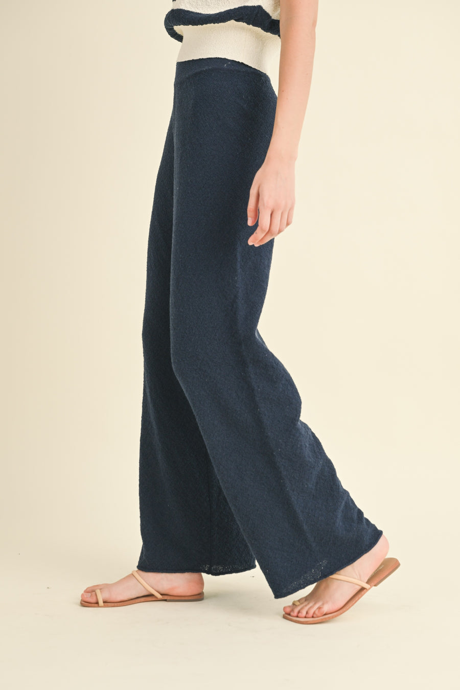 Comfy Knitted Straight Leg Pants