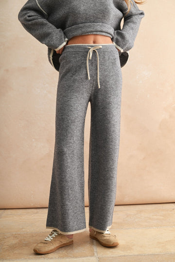 Wide-Leg Lounge Pants
