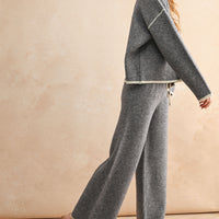 Wide-Leg Lounge Pants