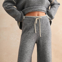 Wide-Leg Lounge Pants