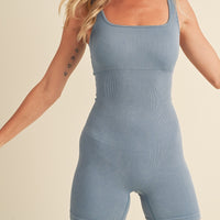 Basic Ribbed Romper