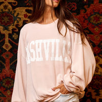 Nashville Graphic Oversized Sweatshirt