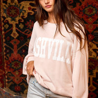 Nashville Graphic Oversized Sweatshirt