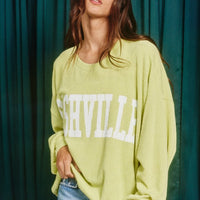 Nashville Graphic Oversized Sweatshirt