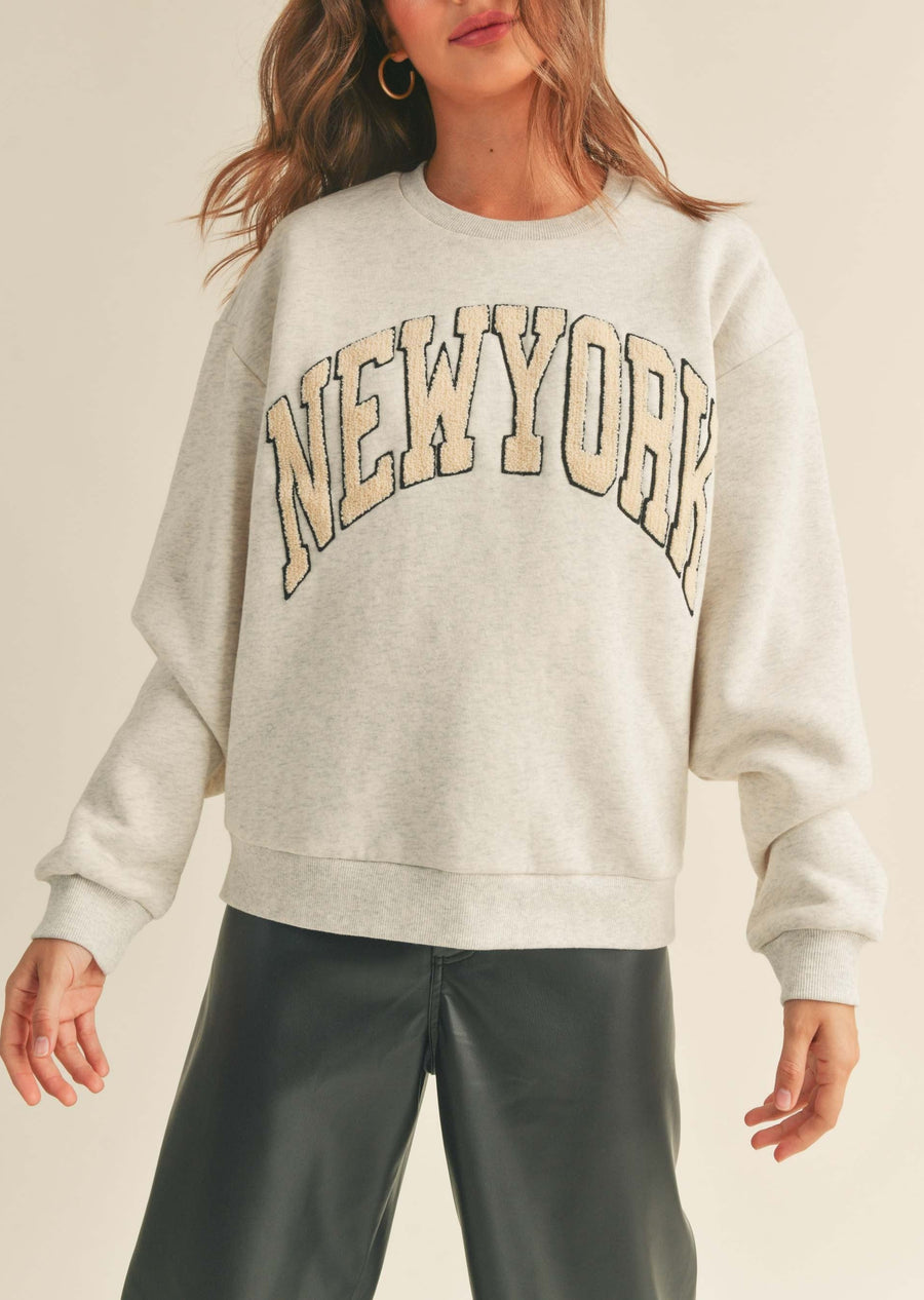 New York Letter Sweatshirt