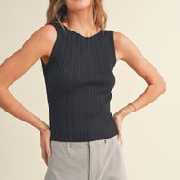 Sleeveless Knitted Top