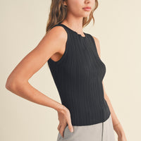 Sleeveless Knitted Top