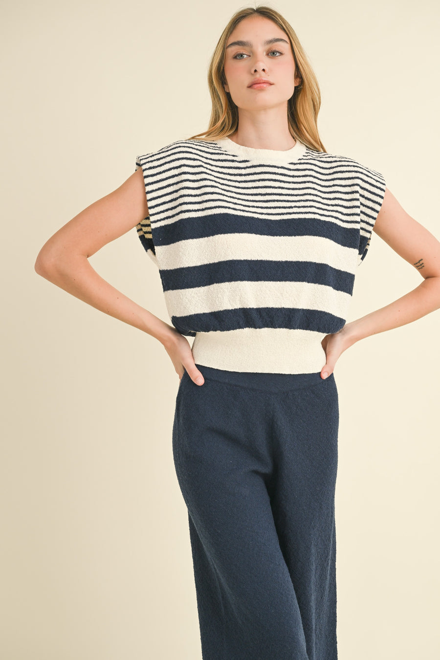 Stripe Knitted Top