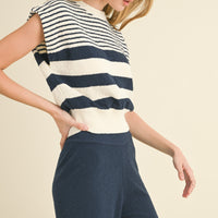 Stripe Knitted Top