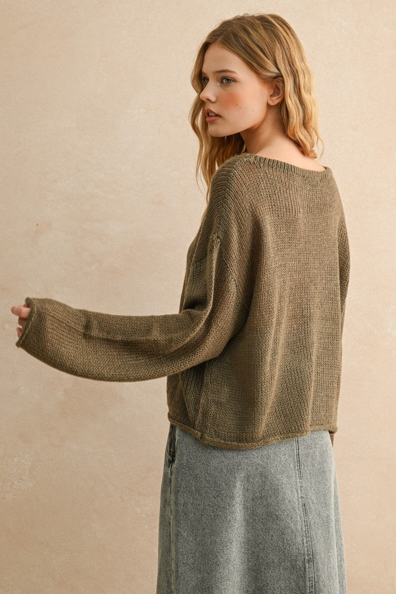 Light Weight Loose fit Knit Top