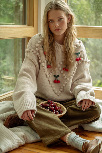 Sweet Cherry Pop Knit