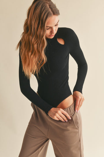 Long Sleeves Seamless Bodysuit