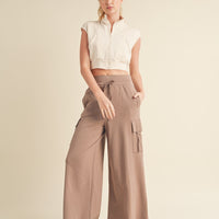 Wide Leg Cargo Pants