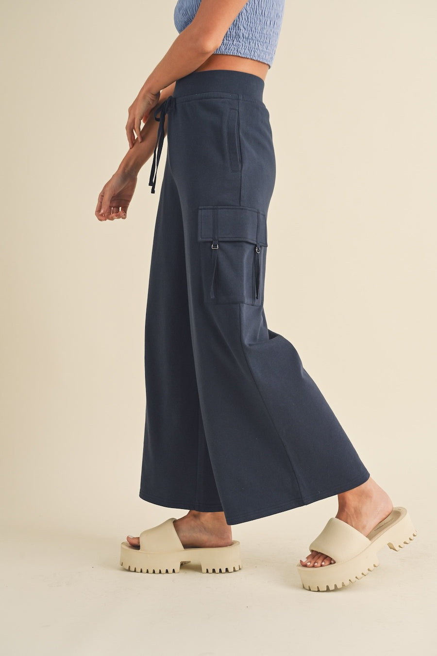 Wide Leg Cargo Pants