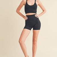 Seamless Tank Top and Shorts Set