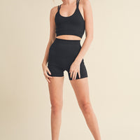 Seamless Tank Top and Shorts Set