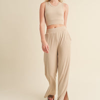 Lounge Tank Top & Wide Leg Set