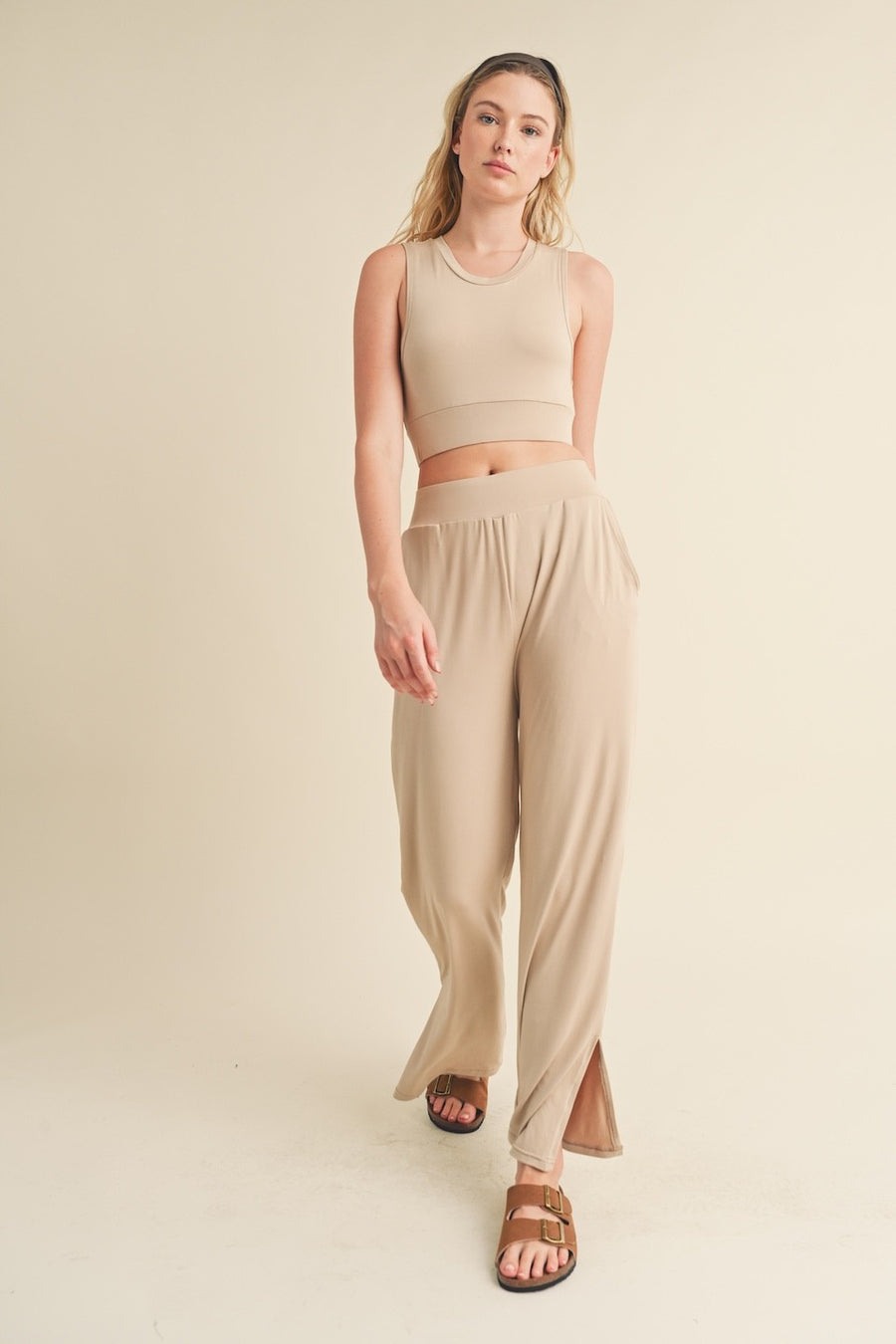 Lounge Tank Top & Wide Leg Set